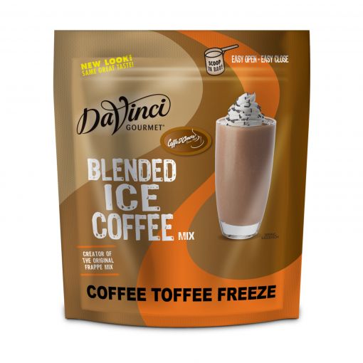 DaVinci Gourmet Coffee Toffee Freeze Blended Iced Coffee Mix