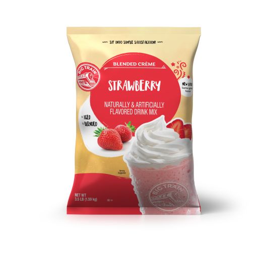 Big Train Strawberry Blended Crème Beverage Mix