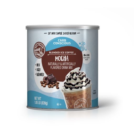Big Train Low Carb Mocha Blended Ice Coffee Beverage Mix