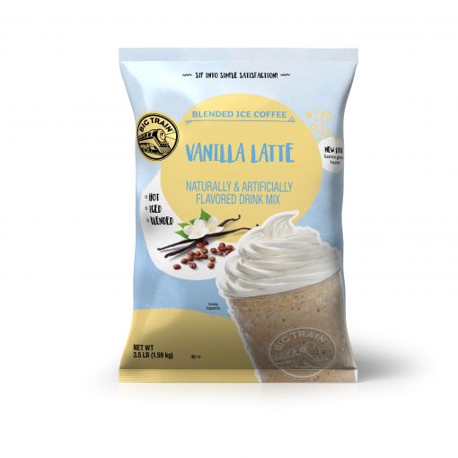 Big Train Vanilla Latte Blended Ice Coffee Beverage Mix