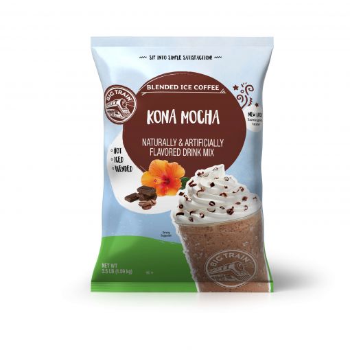 Big Train Kona Mocha Blended Ice Coffee Beverage Mix