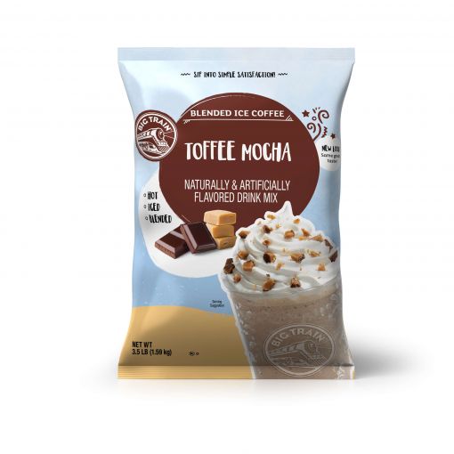 Big Train Toffee Mocha Blended Ice Coffee Beverage Mix