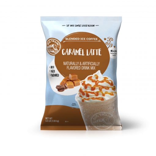 Big Train Caramel Latte Blended Ice Coffee Beverage Mix