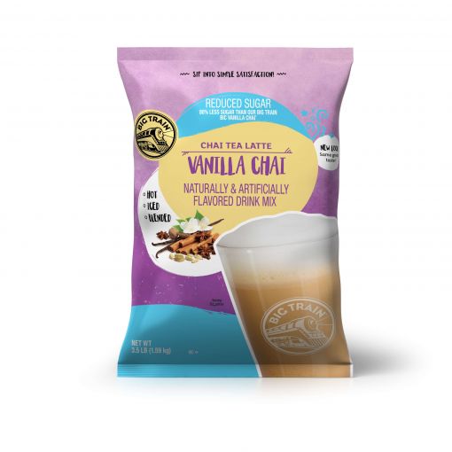 Big Train No Sugar Added Vanilla Chai Tea Latte Beverage Mix