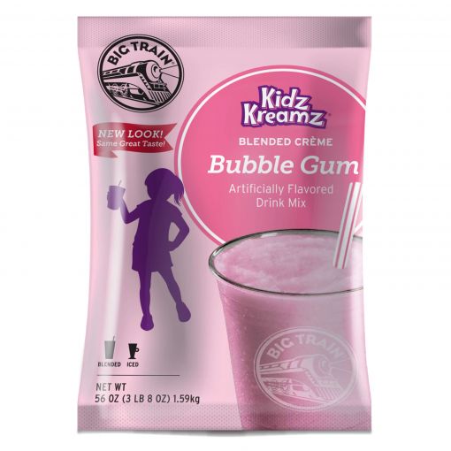 Big Train Kidz Kreamz Bubble Gum Blended Beverage Mix