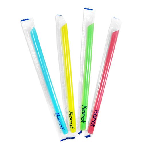 9" Straw WRAPPED 40*40ct/cs